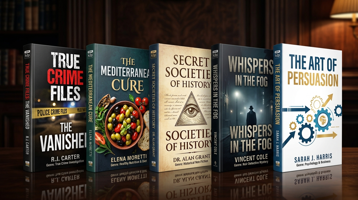 Colección Bestseller 3D - True Crime, Salud, Historia Secreta, Misterio Noir y Persuasión